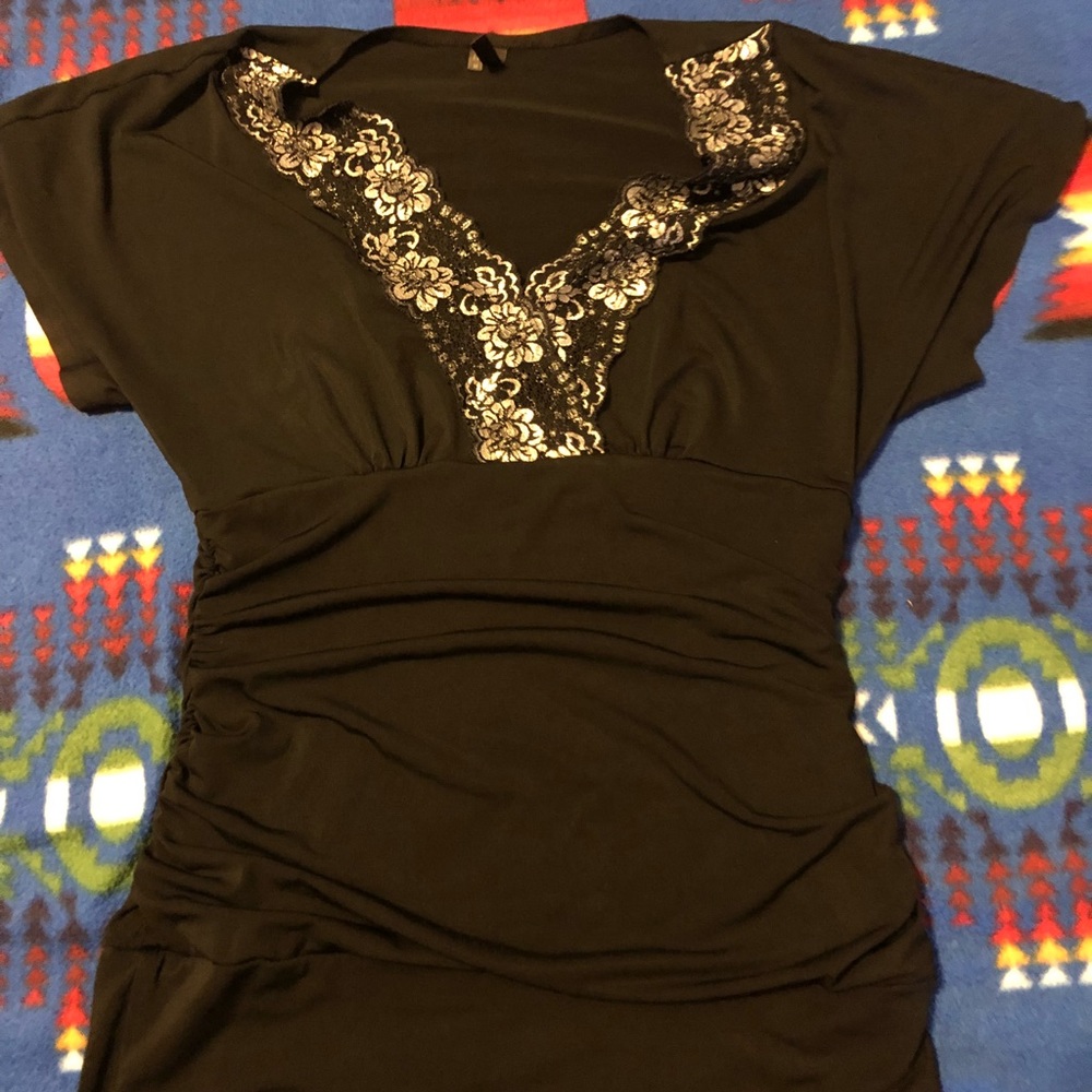 Black dress shirt